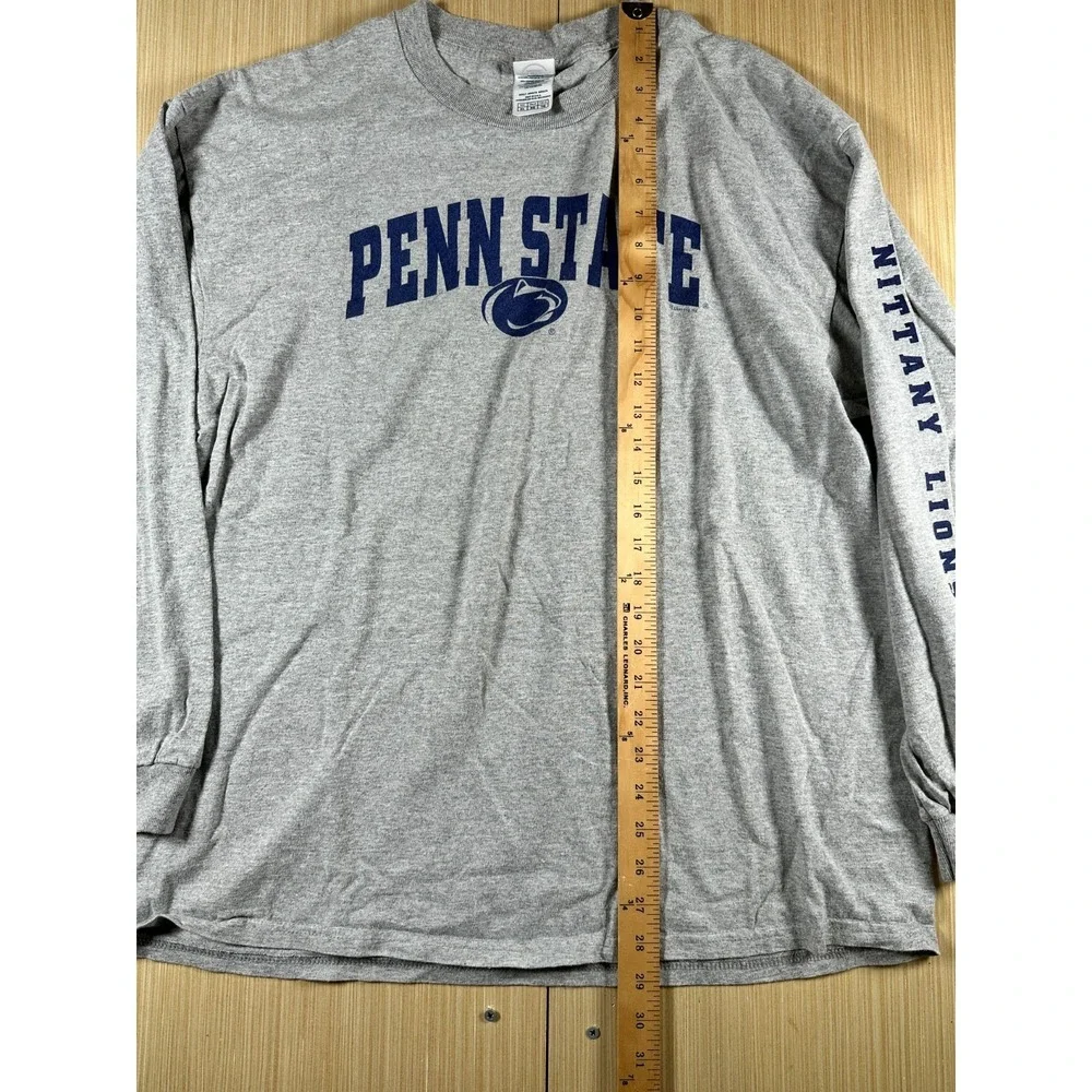 Delta Pro Weight Penn State Nittany Lions Football Shirt Mens XL Heather Gray - Picture 4 of 5